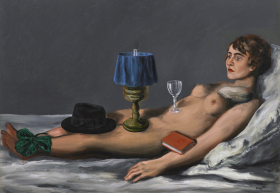 Le nu couché by René Magritte