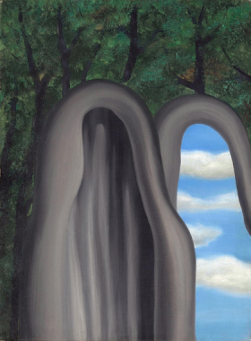 Le palais de rideaux by René Magritte