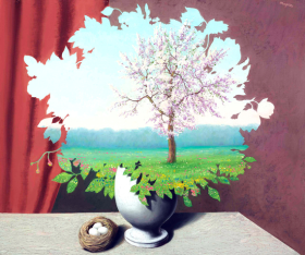 Le plagiat (Plagiary) by René Magritte
