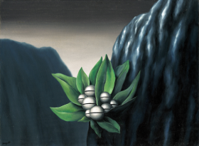 Les fleurs de l'abîme by René Magritte