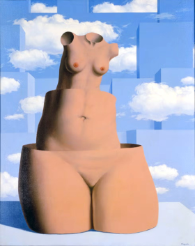 Megalomania (La folie des grandeurs) by René Magritte
