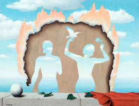 Mesdemoiselles de l’Isle Adam by René Magritte