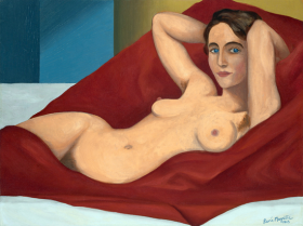 Nu allongé by René Magritte