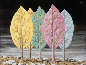 L'Incendie by René Magritte