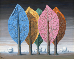 L'Incendie by René Magritte