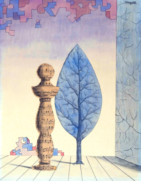 L'esprit et la forme (Spirit and form) by René Magritte