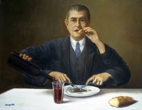 The Magician by René Magritte