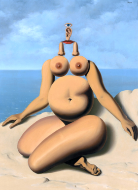 The White Race by René Magritte