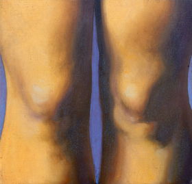 L'évidence éternelle- genoux by René Magritte