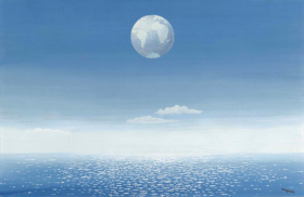 Le miroir invisible by René Magritte