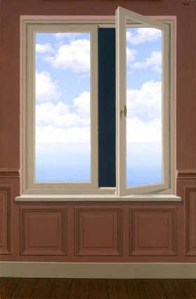 The Telescope (La lunette d'approche) by René Magritte