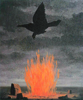 Les Fanatiques by René Magritte