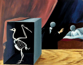The sensational news by René Magritte