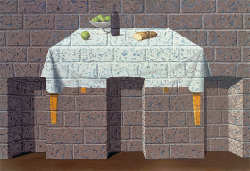 The Endearing Truth (L'aimable vérité) by René Magritte