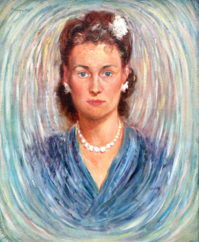Portrait de Georgette Magritte by René Magritte