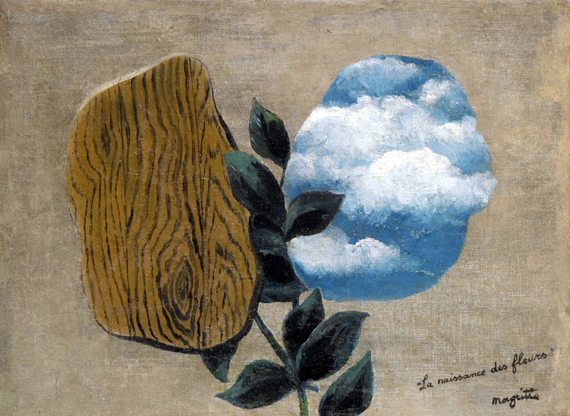 La Naissance des fleurs by René Magritte, oil painting reproduction on canvas La Naissance des fleurs by René Magritte