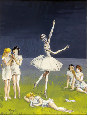 Ballerine masculine by René Magritte