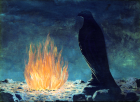 A Shoulder to Lean On by René Magritte