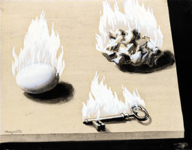 L'Echelle du feu by René Magritte