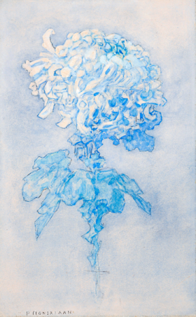 Chrysant by Piet Mondrian