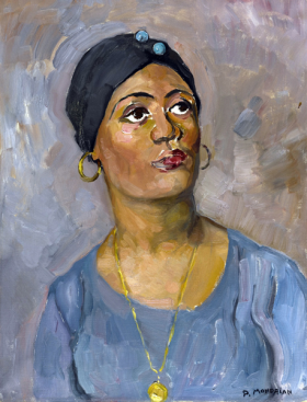 Portrait of Sibbetje 1930 by Piet Mondrian Portrait of Sibbetje 1930 by Piet Mondrian