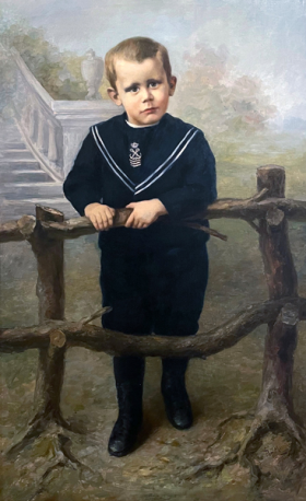 Portrait of a little boy 1896 by Piet Mondrian Portrait of a little boy 1896 by Piet Mondrian