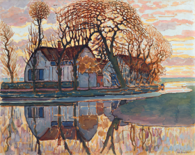 Farm near Duivendrecht 1916 by Piet Mondrian