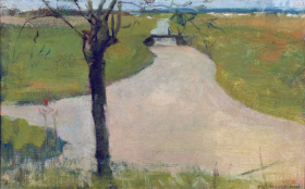 Irrigation Ditch with Young Pollarded Willow 1900 by Piet Mondrian Irrigation Ditch with Young Pollarded Willow 1900 by Piet Mondrian