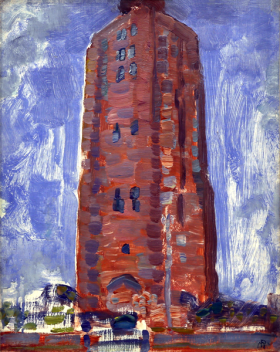 Lighthouse near Westkapelle by Piet Mondrian Lighthouse near Westkapelle by Piet Mondrian