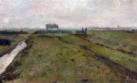 Paysage près d'Amsterdam by Piet Mondrian Paysage près d'Amsterdam by Piet Mondrian