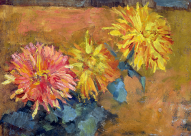 Drie Chrysanten by Piet Mondrian Drie Chrysanten by Piet Mondrian