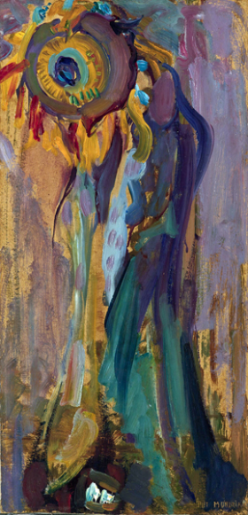 Dying Sunflower I, 1908 by Piet Mondrian Dying Sunflower I, 1908 by Piet Mondrian