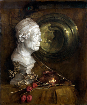 Still life with a plaster bust by Piet Mondrian Still life with a plaster bust by Piet Mondrian